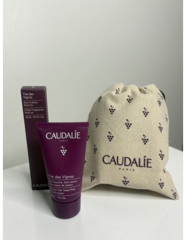 Caudalie The Des Vignes Fresh Fragrance Roll-on &Gel Douche Pocket Size (10mL & 30mL)