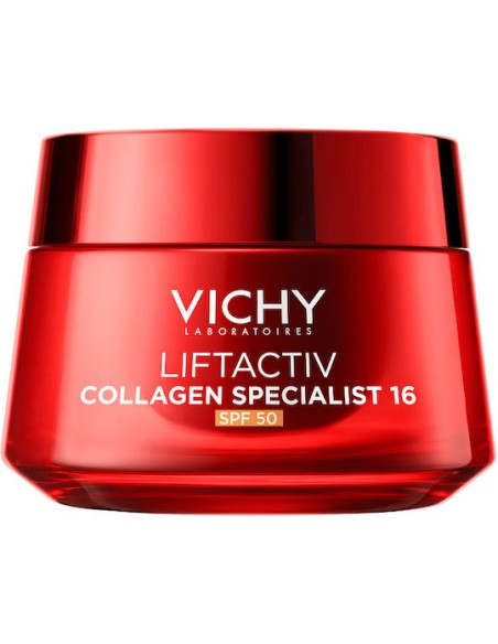 Vichy Liftactiv Collagen Specialist 16 SPF50- Anti-Aging Day Cream for Wrinkles & Firming 50ml