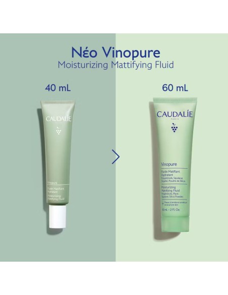 Caudalie Vinopure Moisturizing Mattifying Fluid 60mL