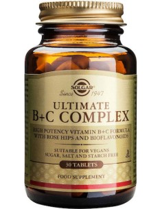 Solgar Ultimate B+C Complex Πολυβιταμίνη για Ενέργεια &...