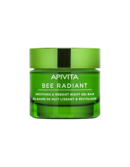 Apivita Bee Radiant Smoothing & Reboot Night Gel-Balm Night Face Cream for Rested & Radiant Skin 50ml