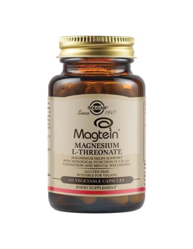 Solgar Magtein Magnesium L-Threonate 60 Φυτικές...