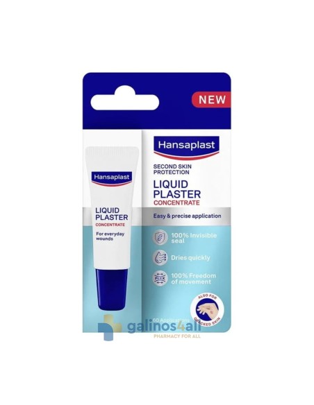 Hansaplast Liquid Plaster Eπίθεμα Σε Υγρή Μορφή Για Την Κάλυψη+ Προστασία Μικρών, Επιφανειακών, Ξηρών πληγών 10mL