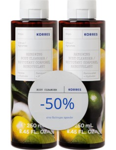 Korres Αφρόλουτρο σε Gel Citrus 2x250ml
