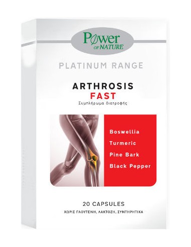POWER HEALTH Platinum Range ARTHROSIS FAST 20CAPS