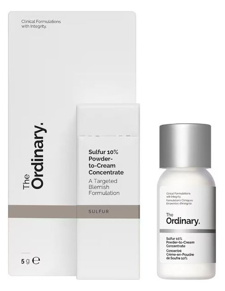 The Ordinary Sulfur 10% Powder-to-Cream Concentrate- Τοπική Αγωγή για Ατέλειες σε Μορφή Πούδρας-Κρέμας 5g