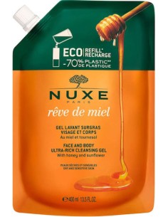 NUXE Refill Reve De Miel Αφρόλουτρο σε Gel για Πρόσωπο &...