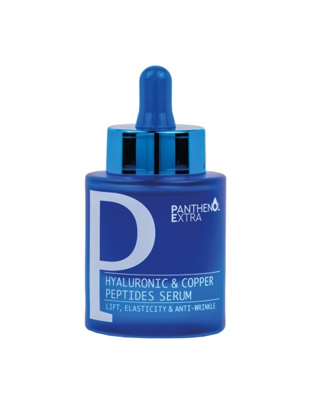 Panthenol Extra Hyaluronic & Copper Peptides Serum–Ορός Σύσφιξης με Υαλουρονικό & Πεπτίδια Χαλκού, 30 ml
