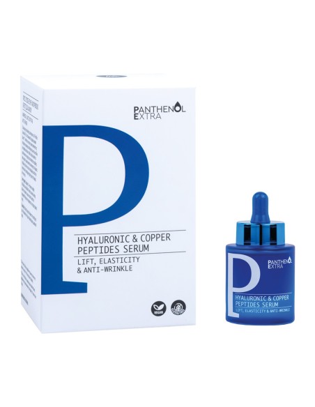 Panthenol Extra Hyaluronic & Copper Peptides Serum–Ορός Σύσφιξης με Υαλουρονικό & Πεπτίδια Χαλκού, 30 ml
