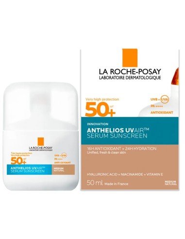 La Roche Posay Athelios UVAIR Serum Tinted Medium Natural Sunscreen 50mL