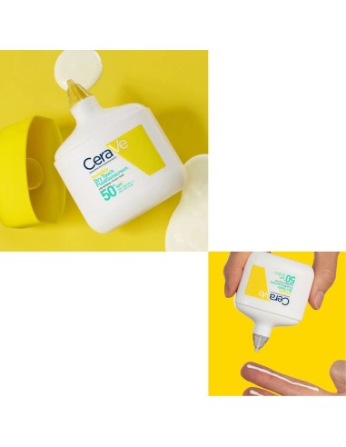 CeraVe Invisible Dry Touch Fluid Sunscreen...