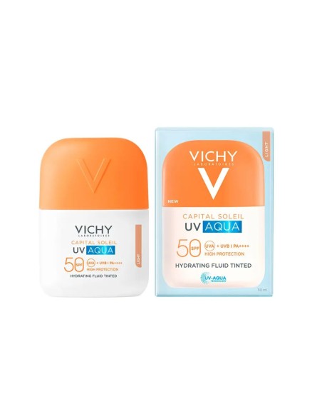 Vichy Capital Soleil UV AQUA  SPF50 Hydrating Invisible Fluid TINTED 50mL