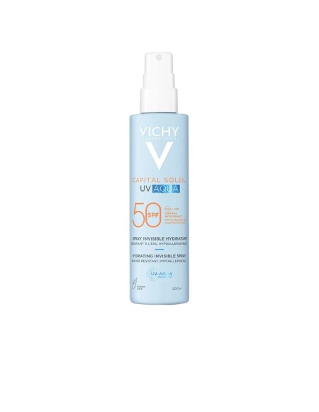 Vichy Capital Soleil UVAQUA  SPF50 Ενυδατικό Αόρατο Σπρέι 200mL