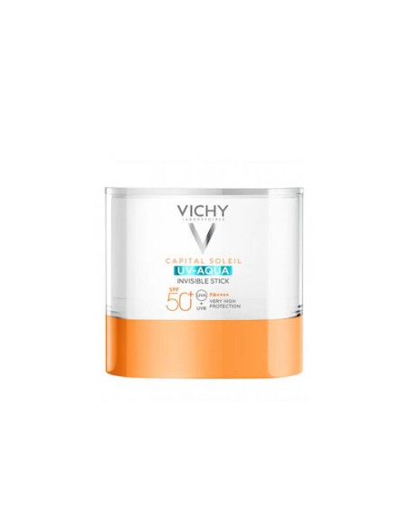 Vichy Capital Soleil Uv AQUA Invisible Stick SPF50- Αόρατο Αντηλιακό Στικ Πρόσωπο& Χείλη 10mL/9g