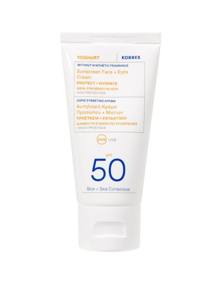 KORRES PROMO Yoghurt Hydrating+Protective Suncare Ritual-Face& Eyes Sunscreen SPF50 50mL+Smart Yogurt Serum 20mL