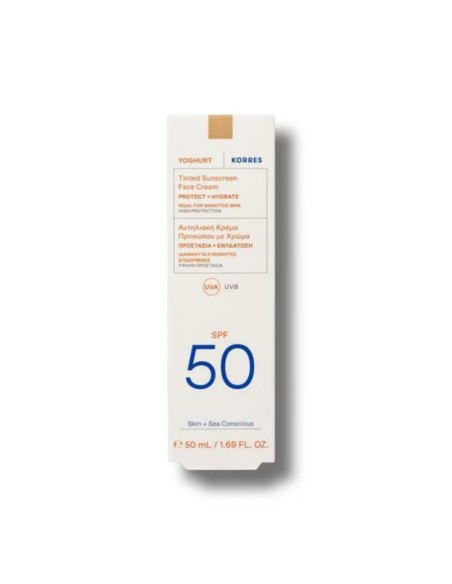KORRES PROMO Yoghurt Tinted Sunscreen Face cream SPF50 50mL