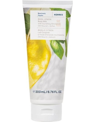 Korres Basil Lemon Body Milk 200mL
