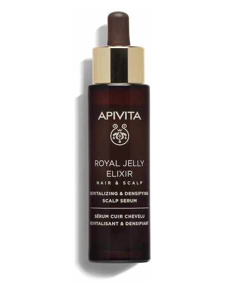 Apivita Royal Jelly Elixir Ορός Τριχωτού Αναζωογόνησης & Πυκνότητας Με Βασιλικό Πολτό & Αμινοξέα Μεταξιού 50ml