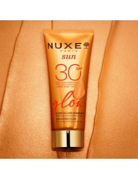 Nuxe Νuxe Sun Glow Sun-Kissed Fluid SPF30-Αντηλιακή Κρέμα για Υγιή Λάμψη, 40ml