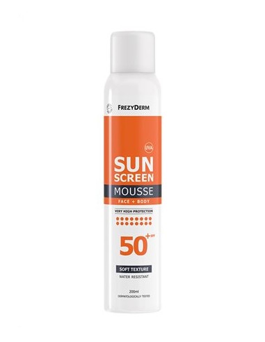 FREZYDERM Sun Screen Mousse SPF 50+ Face & Body...