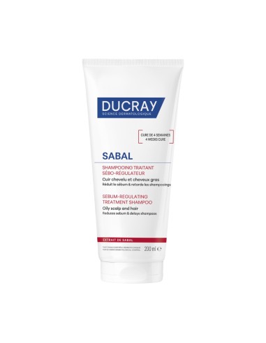 DUCRAY SABAL Sebum-Regulating Treatment Shampoo...