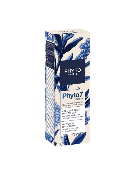 Phyto 7 Elixir Universal Day Cream for Dry, very dry hair 50mL