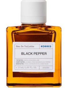 Korres Black Pepper Eau de Toilette 100ml