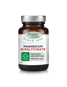 Power Of Nature Platinum Range Magnesium Bisglycinate 30 κάψουλες