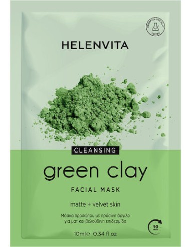 Helenvita Green Clay  Cleansing Face Mask Matte...