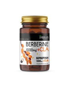 Inoplus Βερβερίνη (Berberine) 1000mg+CLA  60 Κάψουλες