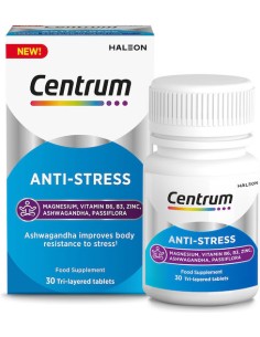 Centrum Anti-Stress Συμπλήρωμα για το Άγχος 30 ταμπλέτες