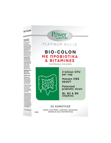 POWER HEALTH PLATINUM Bio-Colon 20caps