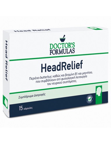 DOCTOR'S FORMULAS HeadRelief Συμπλήρωμα...