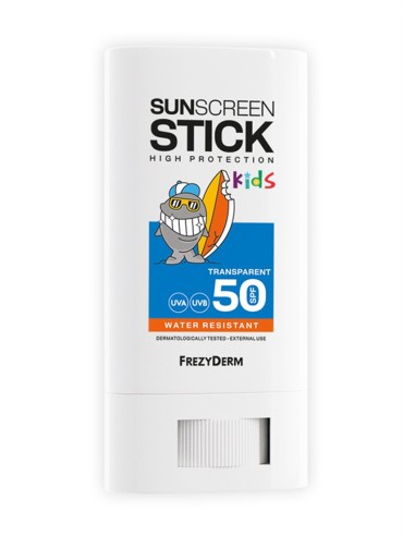 Frezyderm KIDS SUNSCREEN STICK SPF 50 Διάφανο...