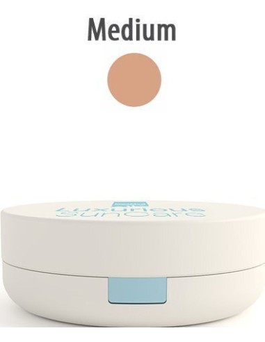 Intermed Luxurious Suncare Silk Cover Compact BB Αντηλιακή Πούδρα Προσώπου SPF50 02 Medium 12gr