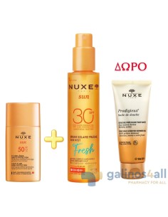 Nuxe Promo SUN Light & Fresh, Sunscreens For Face+Body... 2