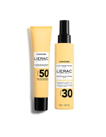 Lierac Promo Sunissime Ultra-Thin Velvety Face Sunscreen SPF50+ Body Sunscreen Lotion SPF30