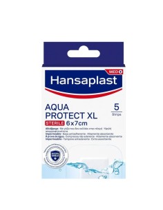 Hansaplast HANSAPLAST STERILE Aquaprotect XL 6x7cm 5strips