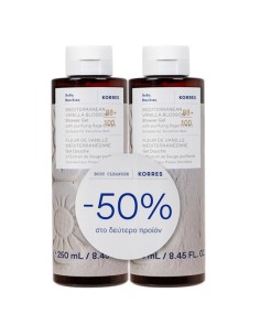Korres Shower Gel in Vanilla Flowers 2x250ml