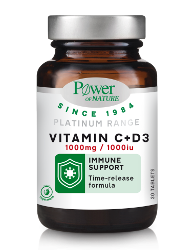 POWER HEALTH PLATINUM - VITAMIN C + D3 1000MG/1000IU 30S TABS