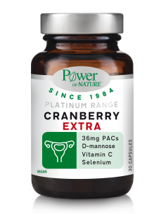 POWER OF NATURE PLATINUM RANGE CRANBERRY Extra 30 κάψουλες