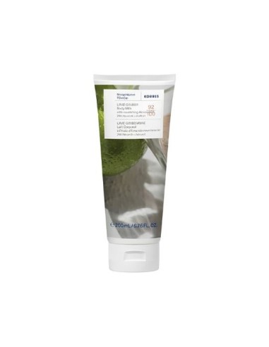 Korres Body Milk Ginger Lime Moisturizing 200ml