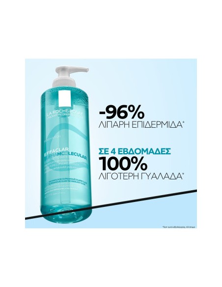 La Roche-Posay Effaclar Supramolecular Cleanser Gel Καθαριστικό Τζελ Κατά της Γυαλάδας & των Πόρων 400ml