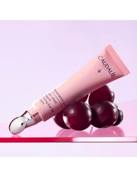 Caudalie Resveratrol-Lift Firming Eye Gel Cream Depuffing Eye Cream with Pro-Collagen Multi-Peptides15mL (Nέο)