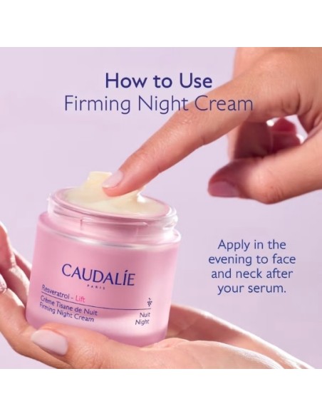 Caudalie REFILL Resveratrol-Lift Firming Night Cream Ανταλλακτικό για την Κρέμα Νύχτας 50mL (Νέο)