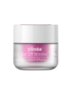 Clinea Bak Off Wrinkles Rich Spf 20 Κρέμα Ημέρας Εντατικής Αντιγήρανσης Βελούδινης Υφής με SPF 20 50mL