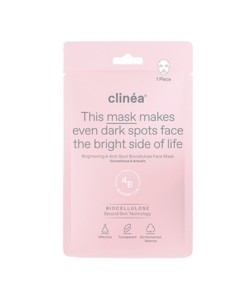 Clinea Brightening & Antispot Biocellulose Face Mask Face...