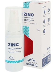 Nordaid Zinc Spray Sublingual Zinc with Vitamin B5 in...
