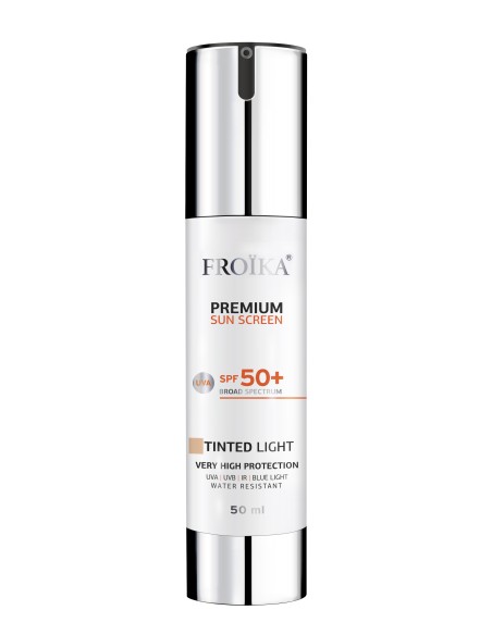 Froika Premium Sunscreen Tinted Light Αντηλιακή Κρέμα Προσώπου SPF50 με Χρώμα 50ml