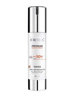 Froika Premium Sunscreen Tinted Face Sunscreen SPF50 with...